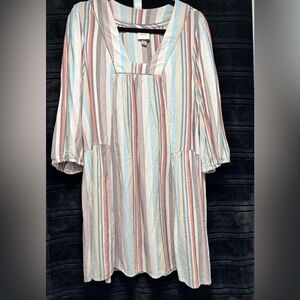 Knox Rose Multicolor Striped Midi Dress